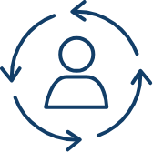 Valuing our values continuous circle icon