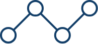 Line chart icon depicting Metrics text